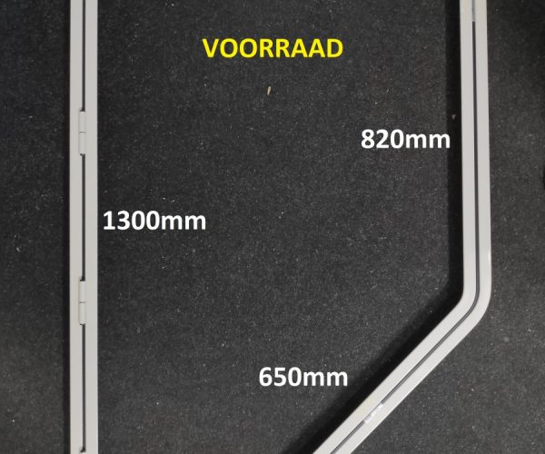 Teardop deur profiel M12 links TEKST